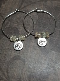 Image 1 of Sterling Silver Wire Hoops 