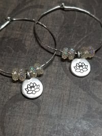 Image 3 of Sterling Silver Wire Hoops 