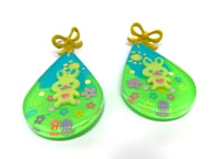 Image 3 of Bunny Flower Fields Statement earrings