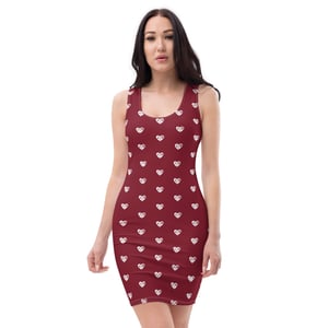 Image of Classic Heart | All-Over Print Dress