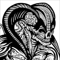 Image 2 of Land of the Rats “The Soildweller” poster (black and white)