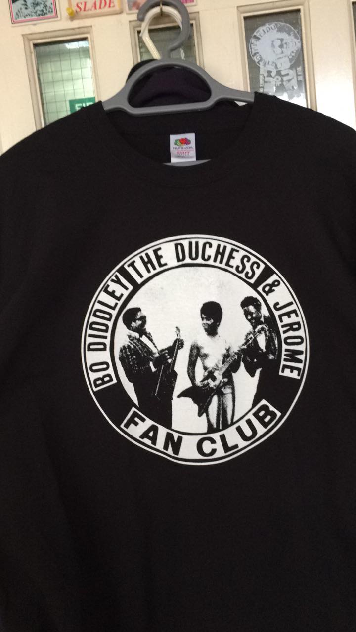 Bo Diddley fan club shirt