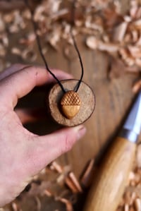 Image 4 of Acorn- Pendant Necklace 
