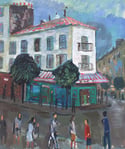 20th Century Swedish School ‘Paris Cafe’