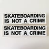 NOS Skateboarding is Not A Crime  