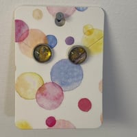 Image 2 of Fluid Paint Earrings SOLD