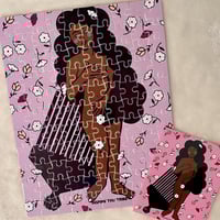 Image 1 of ‘Afro-Dite’ Puzzle + Sticker Bundle 🤍