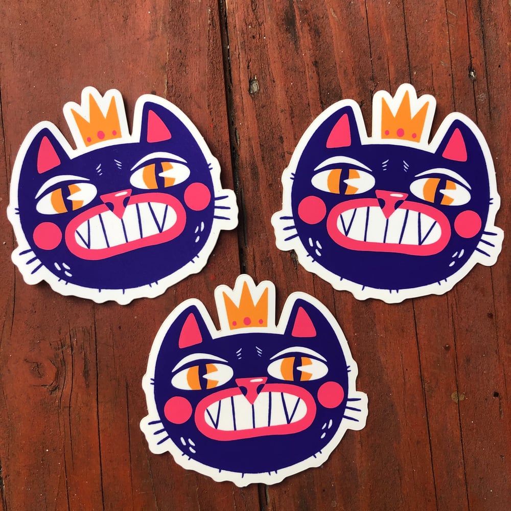 Image of King Gato sticker
