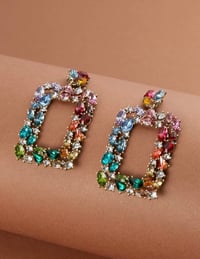 Rhinestone Drop Earrings