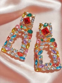 Multicolored Drop Down Earrings