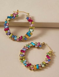 Rhinestone Hoops