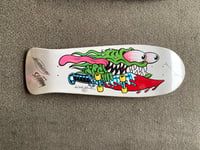 Image 2 of Santa Cruz Skateboard Slasher Signed by Jim Phillips and Keith Meek