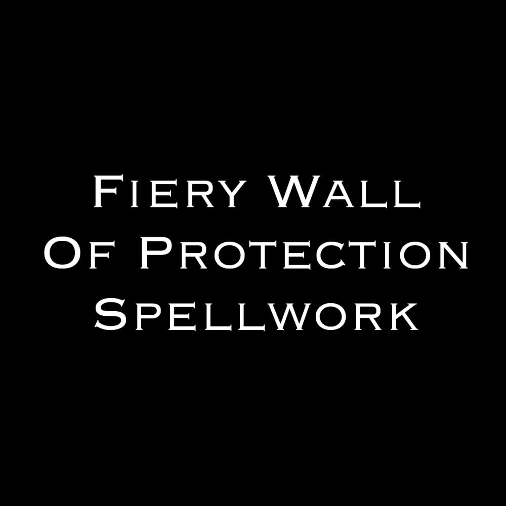 Image of Fiery Wall Of Protection Spell 