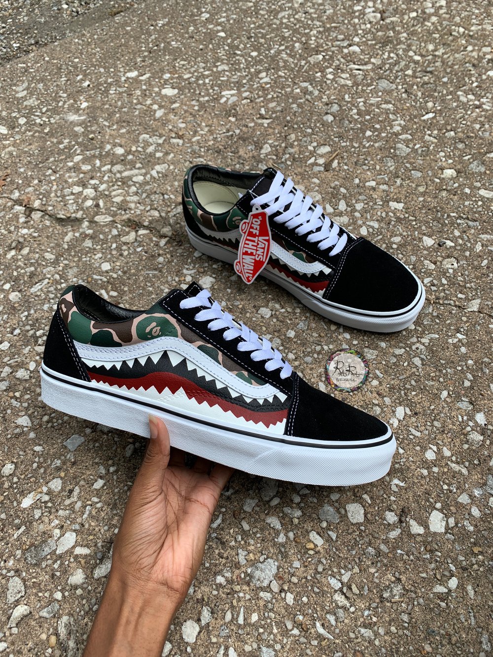 Bape x Vans Old Skool Customs | RaRaByRashidaCotton