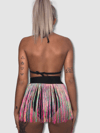 BETTY SPAGHETTI NEON RAINBOW TASSLE SKIRT WAS 22.00 NOW 15.00