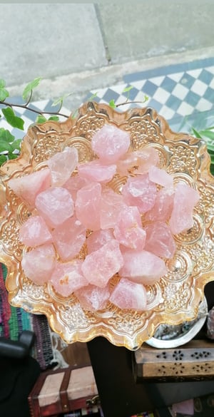 Image of Rose quartz rough chunk 