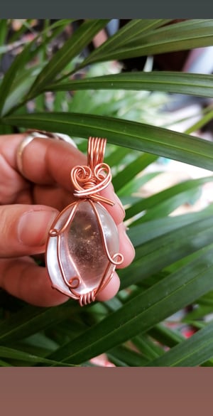 Image of Clear quartz necklace 