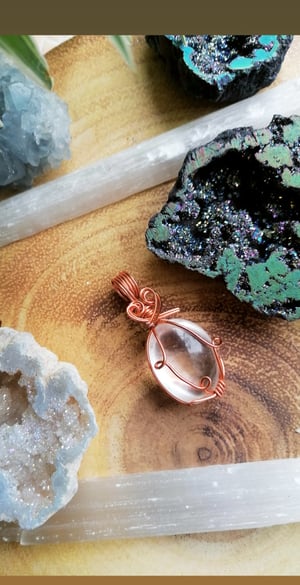 Image of Clear quartz necklace