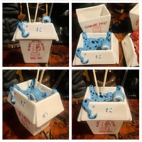 Image 2 of CREATURE FROM THE CRAB RANGOON "Leftovers" Blue Limited Edition 11oz 2-Piece Ceramic Tiki Mug