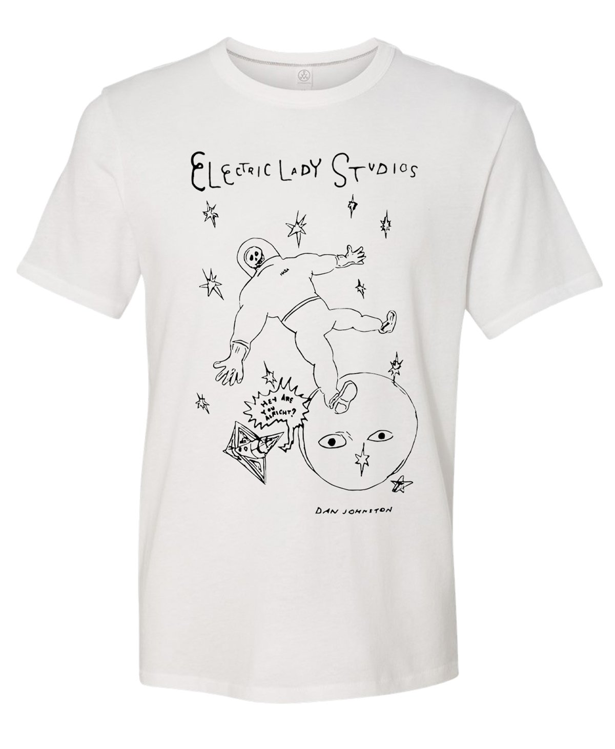 Image of Daniel Johnston x ELS "Lost in Space" Tee in White