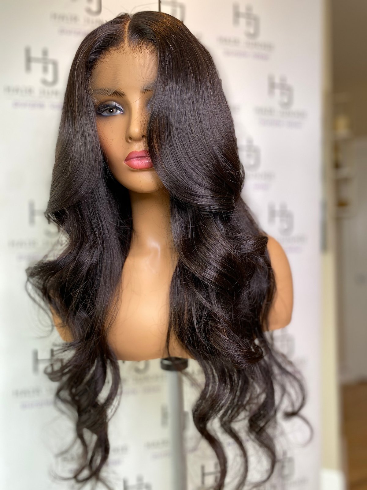 closure wig with elastic band