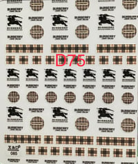 Image 5 of Designer Nail Stickers D71-D75