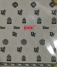Image 2 of Designer Nail Stickers D86- D90