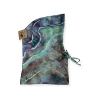 Image 1 of Adult Knit Balaclava in Mermaid Geode Ice Dye