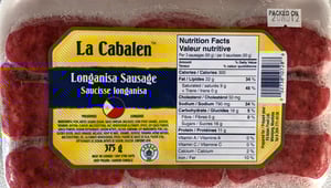 Image of La Cabalen Sweet Pork Longanisa 10 x 375g