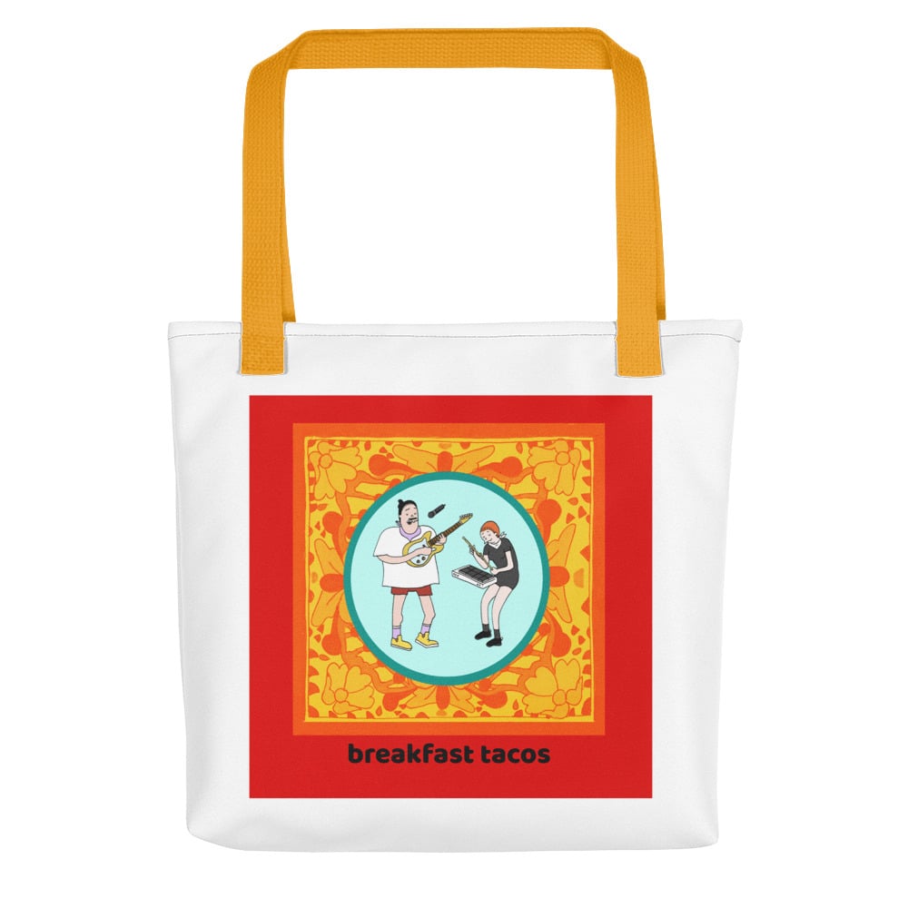 Image of breakfast tacos Tote bag