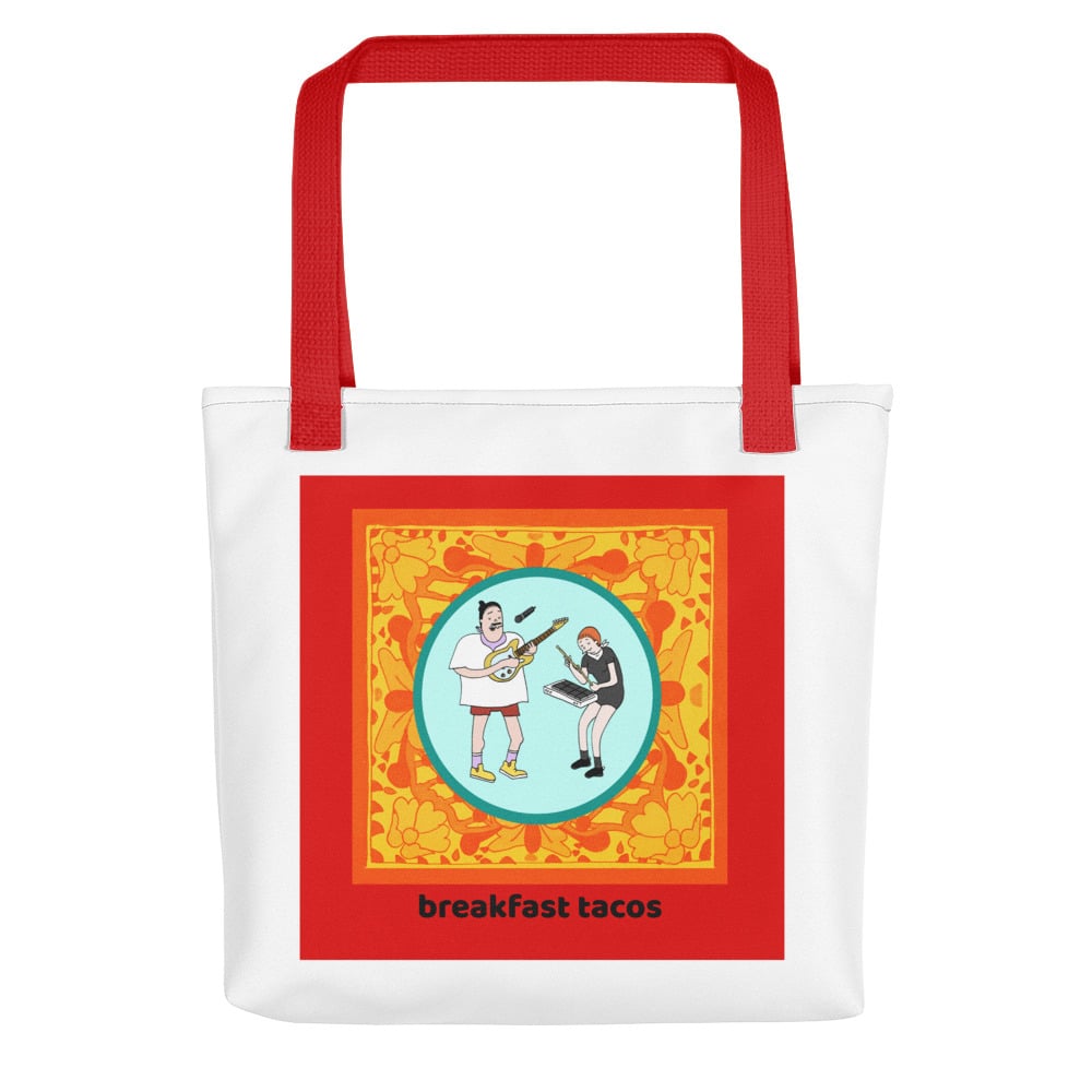 Image of breakfast tacos Tote bag