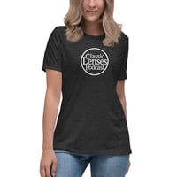 Image 1 of Classic Lenses Podcast Women's Relaxed T-Shirt - Gray/Grey Heather