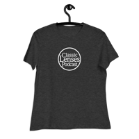 Image 3 of Classic Lenses Podcast Women's Relaxed T-Shirt - Gray/Grey Heather