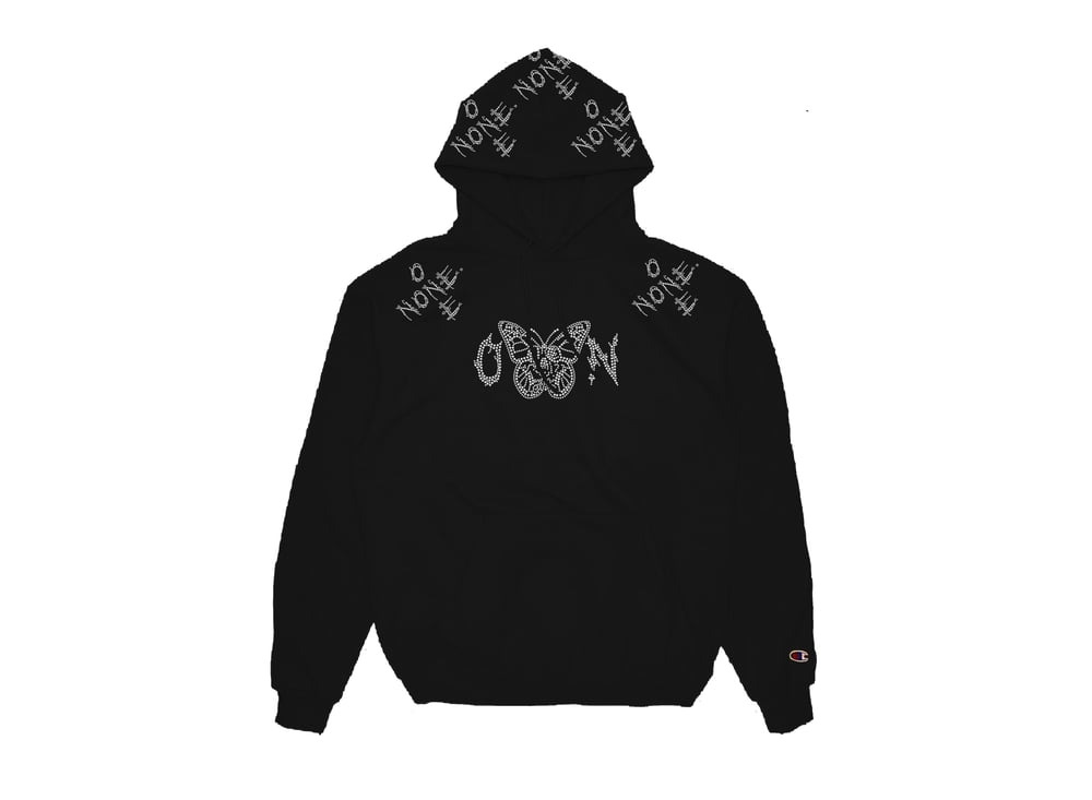 OXN Rhinestone Pull over hoodies 