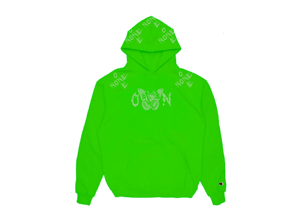 OXN Rhinestone Pull over hoodies 