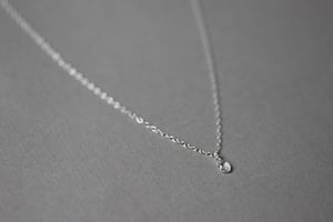 Image of *SALE* Rose cut white Topaz necklace (made in silver or 9ct gold)