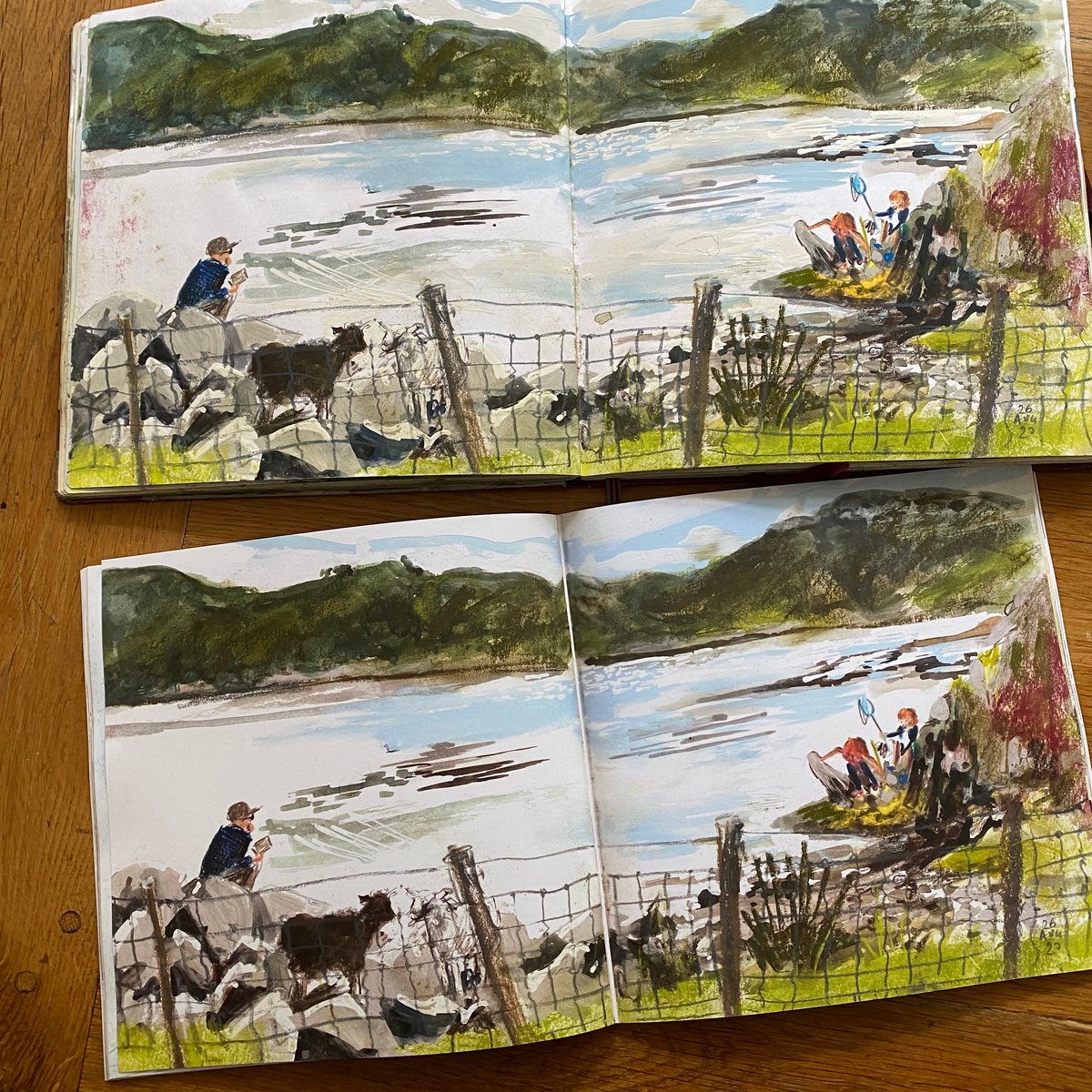 Image of  2020 Scottish Sketchbook - sketchbook zine