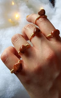 Image 1 of Goldstone ring