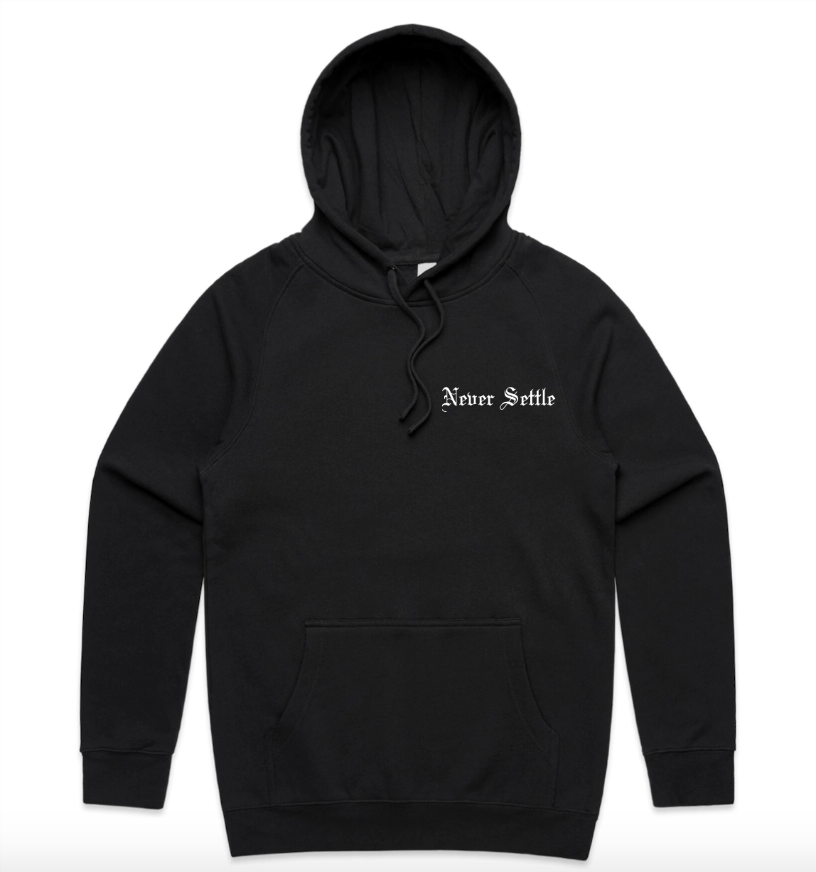 Image of BLACK - Price Is Up "Never Settle...Chase Your Dream" Hoodie
