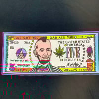 Image 4 of $5 Bill Full color T-shirt 