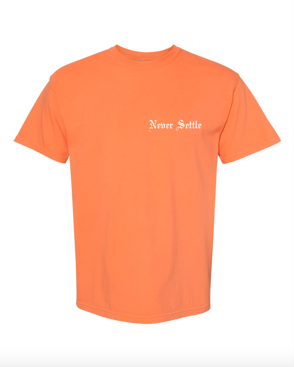 Image of MANGO - Price Is Up "Never Settle" Tee