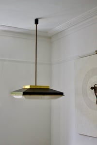 Image 5 of 25" Square Ceiling Pendant, Stilnovo Italy