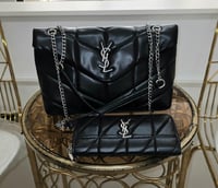 Image 1 of Quilted Black Handbag