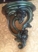 Image 1 of Gothic two head skull multichrome Sconce 