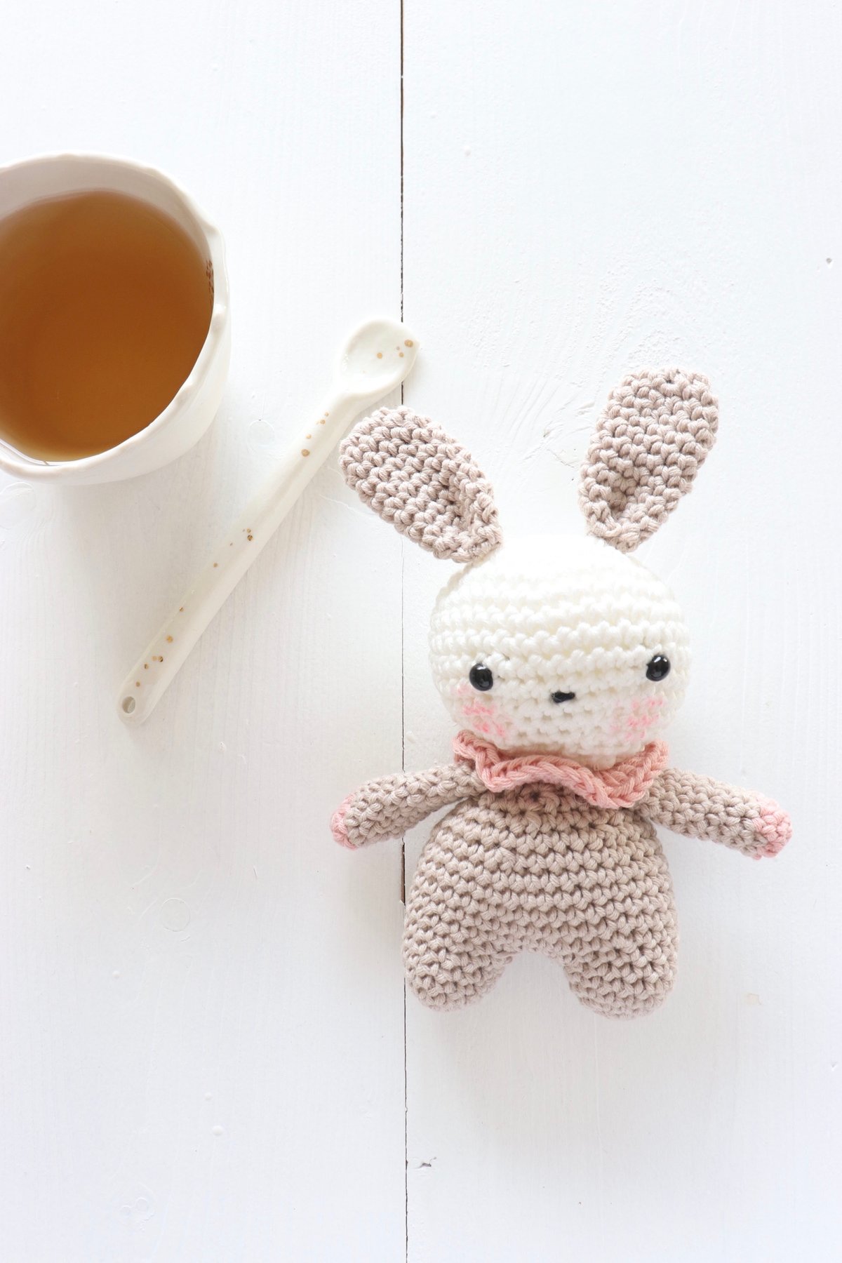 Carte Tuto Diy Mini Lapin Tisane Crochet