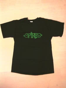 Image of Spires T-Shirt - Black with Green or Purple Logo