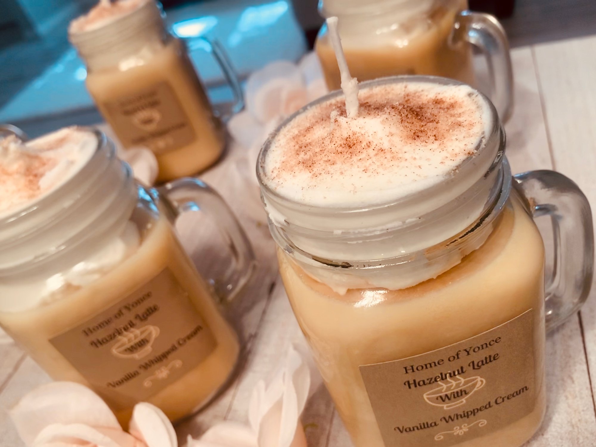 Image of Hazelnut latte with Vanilla Whipped Cream 12oz