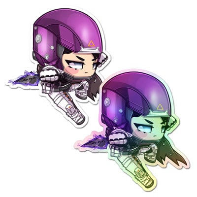 Apex Chibi Holographic Stickers 