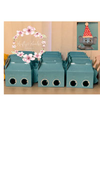 Image 1 of Word Party inspired favor boxes
