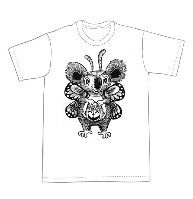 Trick or Trick Koala T-shirt (B2) **FREE SHIPPING**